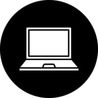Laptop Computer Vector Icon Style