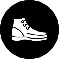 caminante botas vector icono estilo