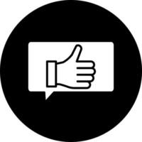 Positive Feedback Vector Icon Style