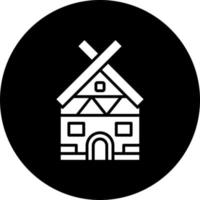 Viking Hut Vector Icon Style