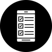 Survey Mobile App Vector Icon Style