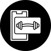 Barbell Vector Icon Style