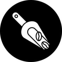 Coffee Scoop Vector Icon Style