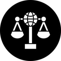 International Law Vector Icon Style