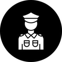 Policeman Vector Icon Style