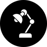 Desk Lamp Vector Icon Style