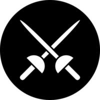 Fencing Vector Icon Style