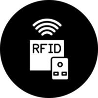 rfid vector icono estilo