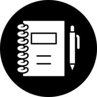 Notebook Vector Icon Style