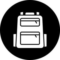 School Bag Vector Icon Style