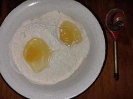 Chicken eggs for the cooking photo