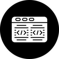 código vector icono estilo