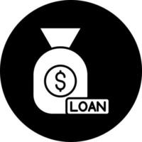 Loan Money Vector Icon Style