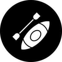 Kayaking Vector Icon Style