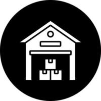 Warehouse Vector Icon Style