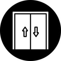 inteligente puerta vector icono estilo
