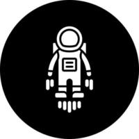 Astronaut Flying Vector Icon Style