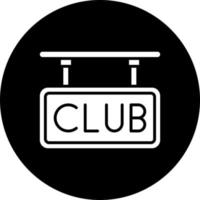 club vector icono estilo