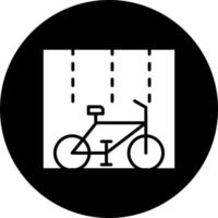 Bike Lane Vector Icon Style