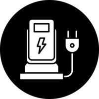 Charging Station Vector Icon Style