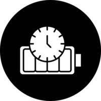 Battery Duration Vector Icon Style