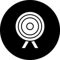 Archery Board Vector Icon Style