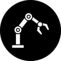 Robotic Arm Vector Icon Style