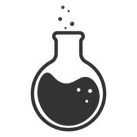 Laboratory flask icon. Vector illustration