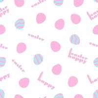 Easter pattern eggs, great design for any purposes. Cartoon vector illustration. Food texture, pattern. Vector card design. Holiday card. Happy easter. Traditional ornament.