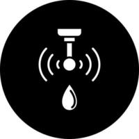 inteligente agua sensor vector icono estilo