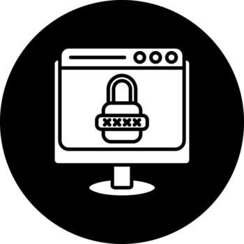 Web Security Vector Icon Style