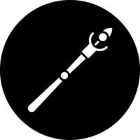 Mage Staff Vector Icon Style