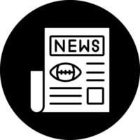 Sport News Vector Icon Style