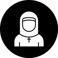 Nun Vector Icon Style