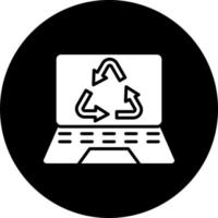 Electronics Recycling Vector Icon Style