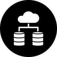 Cloud Storage Vector Icon Style