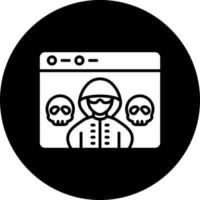 Browser Hacked Vector Icon Style
