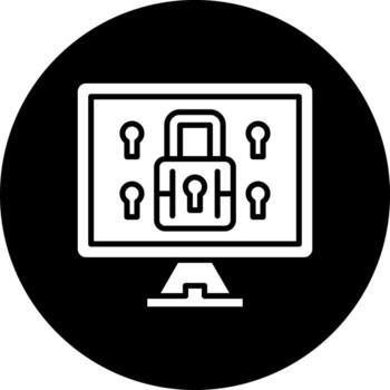 Computer Security Vector Icon Style