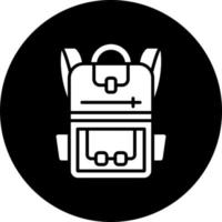 Back Pack Vector Icon Style