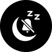 Quiet Time Vector Icon Style