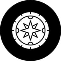 Compass Vector Icon Style