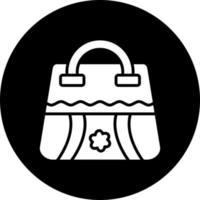 Beach Handbag Vector Icon Style