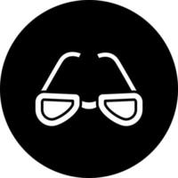 lentes vector icono estilo