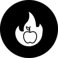 Burning Calories Vector Icon Style