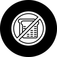 No refinado carbohidratos vector icono estilo