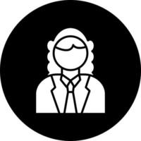Judge Male Vector Icon Style