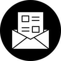 Newsletter Vector Icon Style