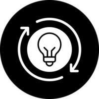 Light Usage Efficiency Vector Icon Style