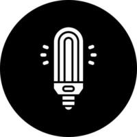 Neon Lamp Vector Icon Style