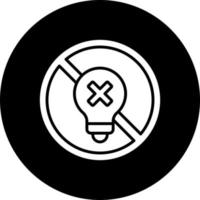 Incandescent Light Bulb Vector Icon Style